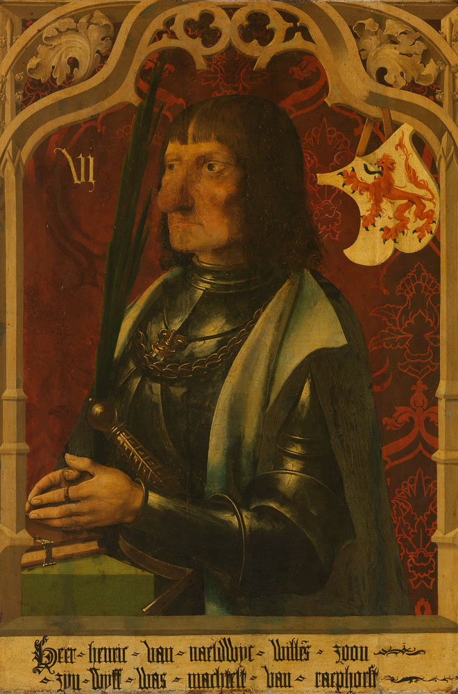 anonymous - Portrait of Hendrik IV of Naaldwijk, Knight and Hereditary Marshall of Holland