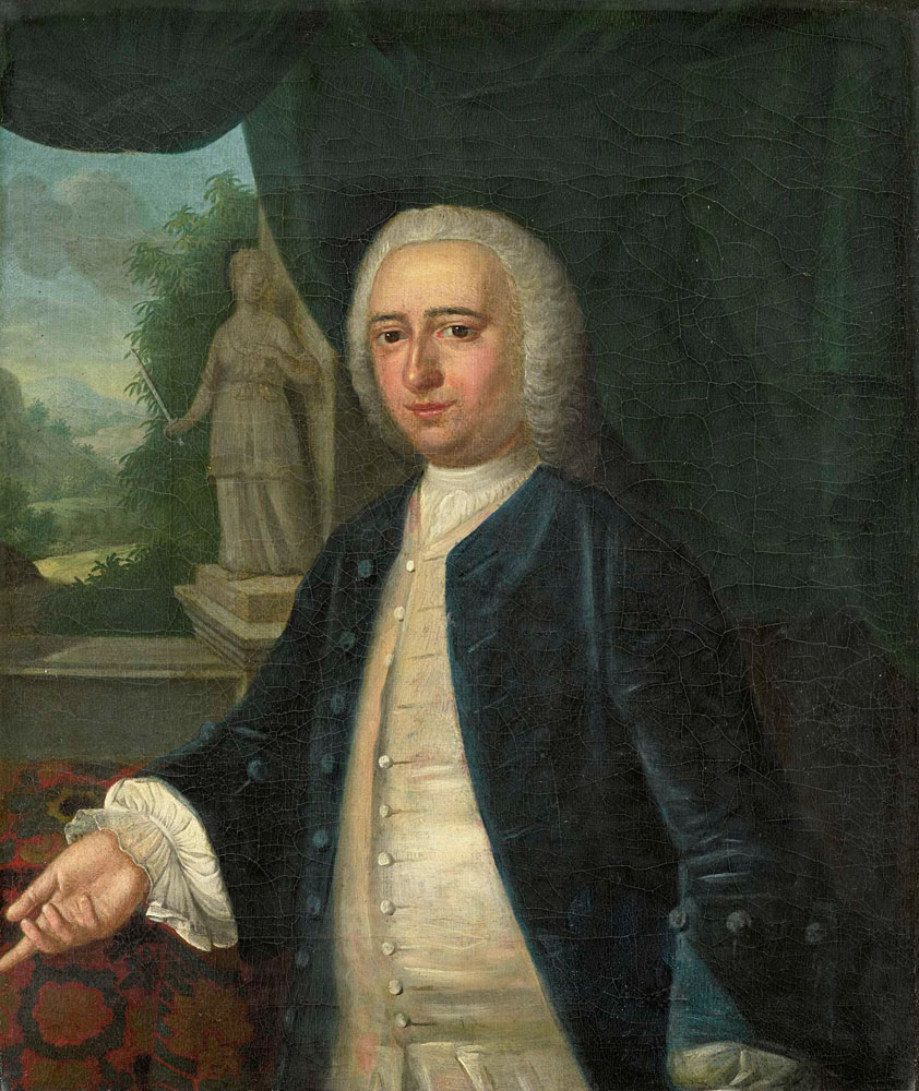 Jacob Jan Nachenius - Portrait of Johan Willem Parker, Lord of Saamslag, Geersdijk, Wissekerke, Cats and Soelekerke, Burgomaster of Middelburg, Deputy of Walcheren in Zeeland