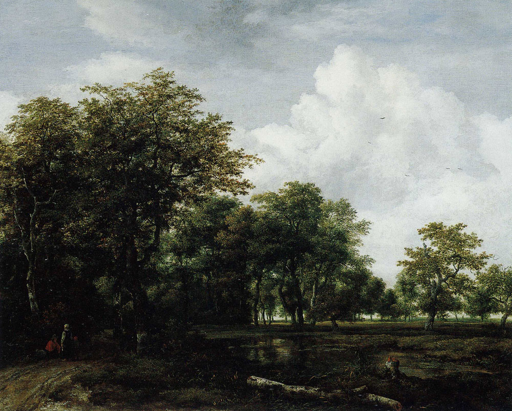 Jacob van Ruisdael - The Skirts of a Forest near a Pond