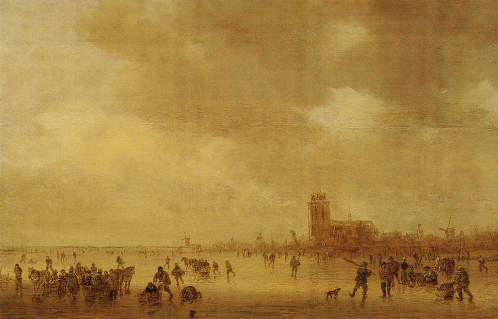Jan van Goyen - Winter Scene at Dordrecht