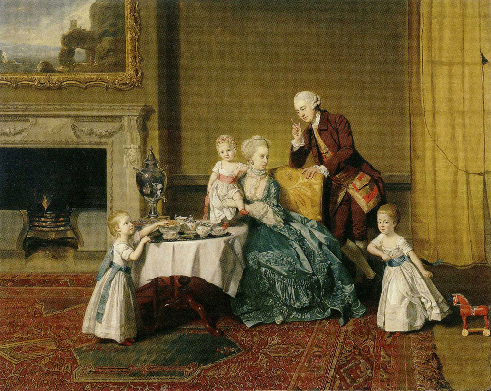 Johann Zoffany - John, Fourteenth Lord Willoughby de Brake, and His Family
