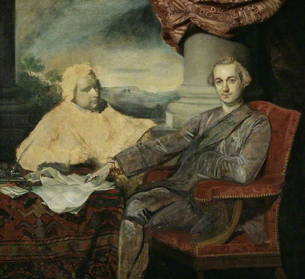 Joshua Reynolds - Lord Rockingham and Edmund Burke