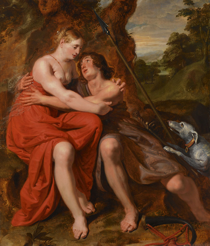 Josse de Pape - Venus and Adonis