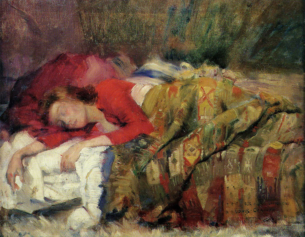 Lovis Corinth - Young Woman Sleeping