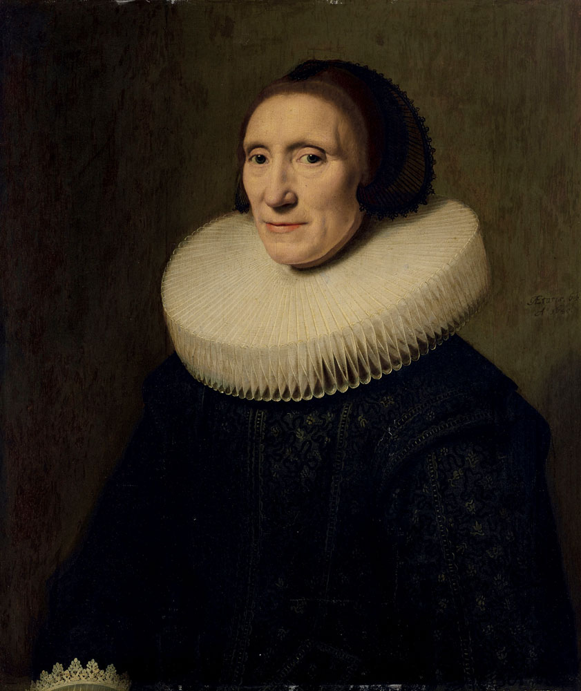 Circle of Michiel van Mierevelt - Portrait of a lady, half-length