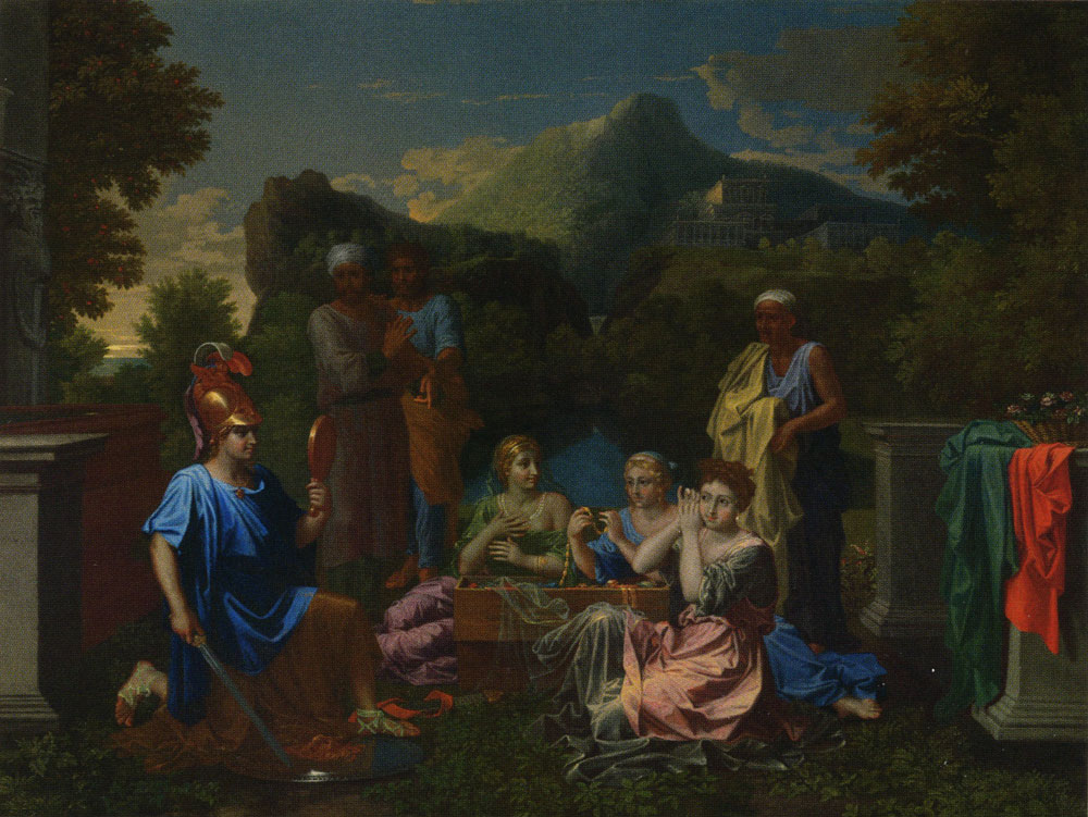 Nicolas Poussin - Achilles Among the Daughters of Lycomedes