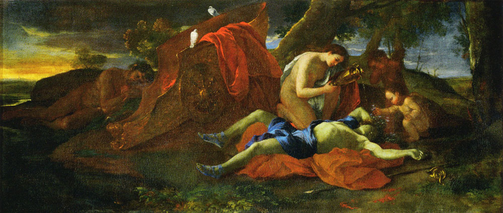 Nicolas Poussin - Venus with the Dead Adonis