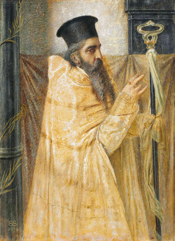 Simeon Solomon - A bishop of the Eastern Church
