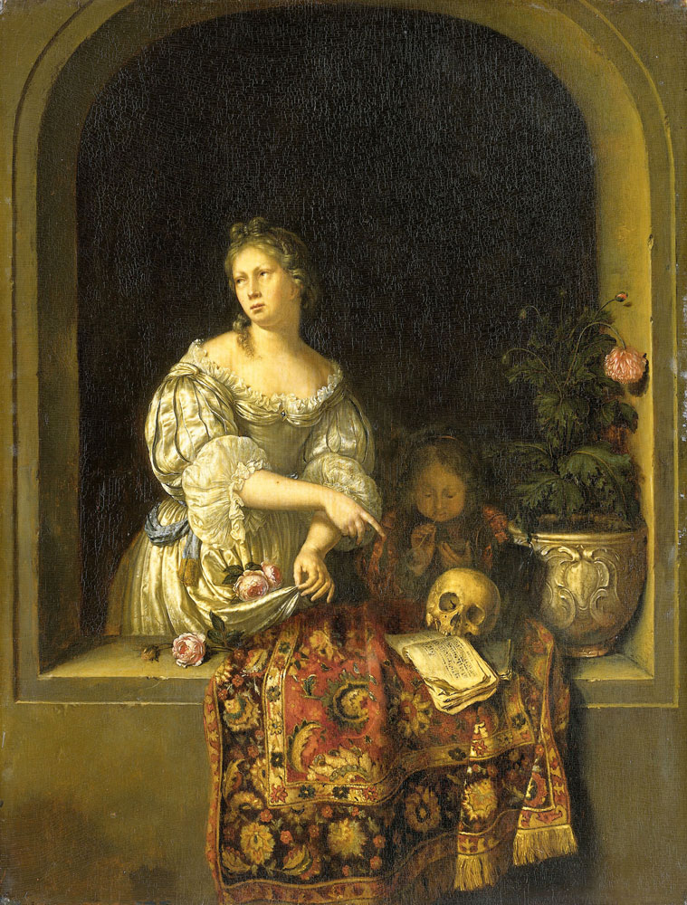 Willem van Mieris - Allegory of Transience