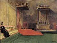 Léon Bonnat Interior of the Sistine Chapel