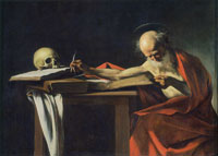 Caravaggio Saint Jerome Writing