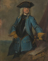Cornelis Troost Gerrit Sichterman (1688-1730). Quartermaster-General of the Cavalry, Colonel of the Oranje-Groningen Infantry Regiment, Commandant of Grave