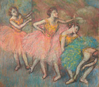 Edgar Degas Four Dancers