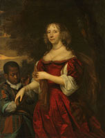Jan Mijtens Portrait of Margaretha van Raephorst, Wife of Cornelis Tromp
