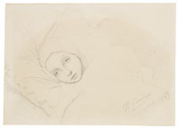 Jean-Léon Gérôme Young woman in bed