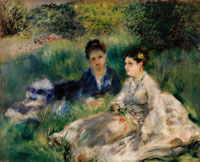 Pierre-Auguste Renoir On the Grass