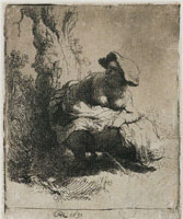 Rembrandt Woman Urinating
