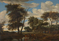 Salomon van Ruysdael View of a village