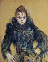 Henri de Toulouse-Lautrec Woman with a Black Boa