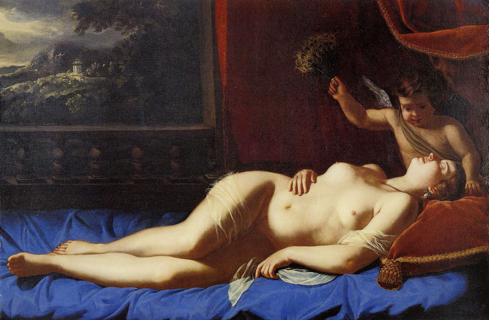 Artemisia Gentileschi - Venus and Cupid