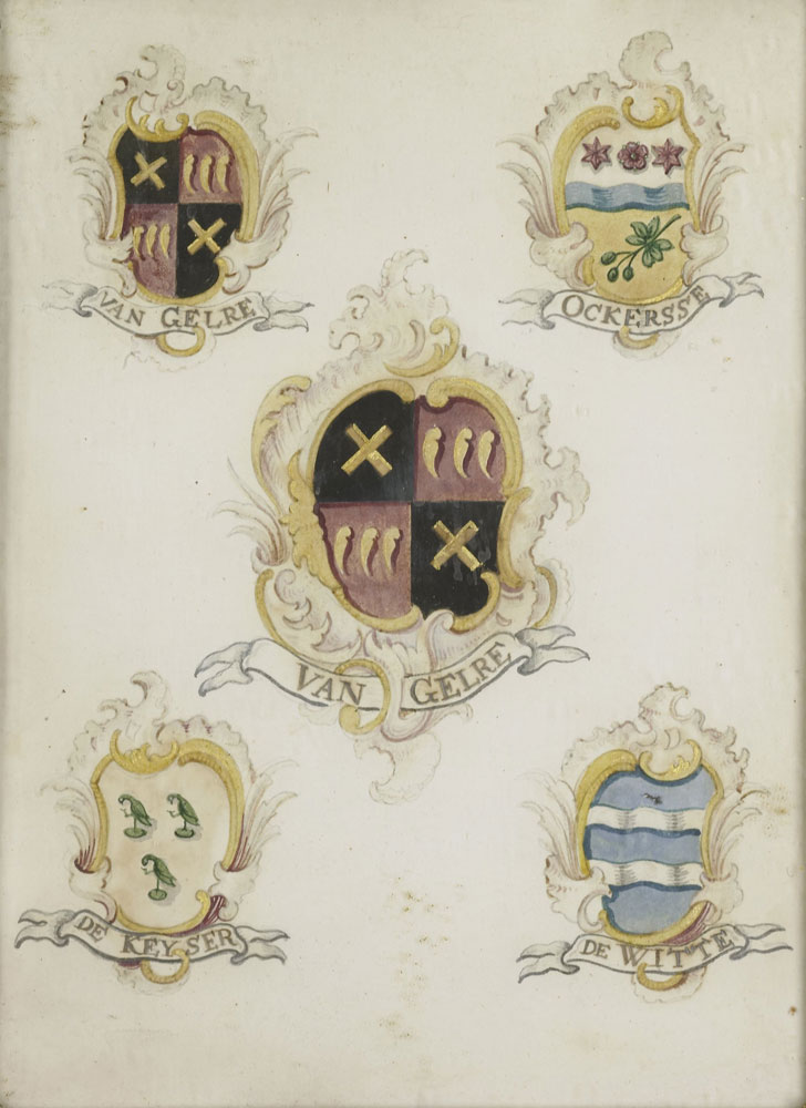 Anonymous - Coat of Arms of Anna Digna van Gelre
