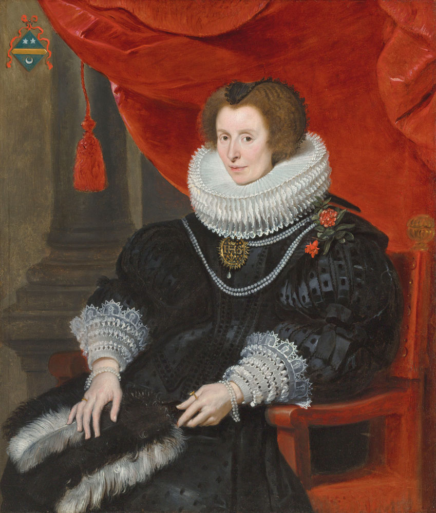 Cornelis de Vos - Portrait of a lady, believed to be Anna de Bourgeois