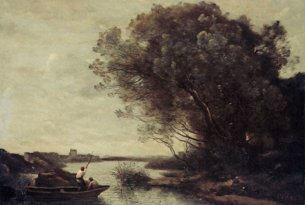 Jean-Baptiste-Camille Corot - The Ferry