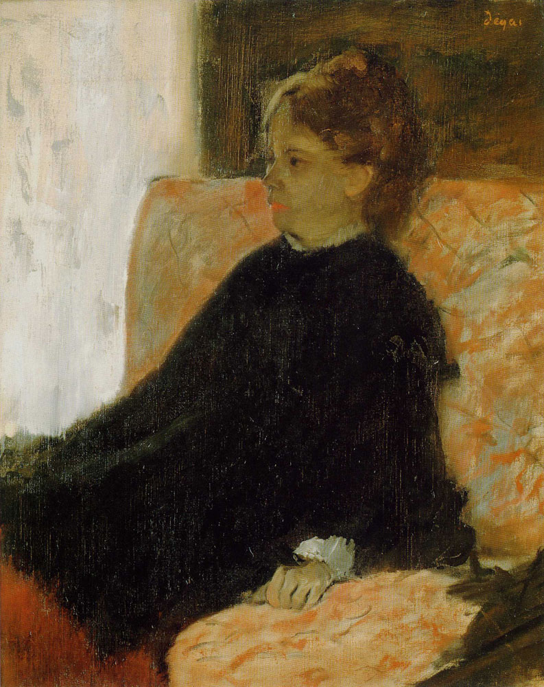 Edgar Degas - Lady in Black