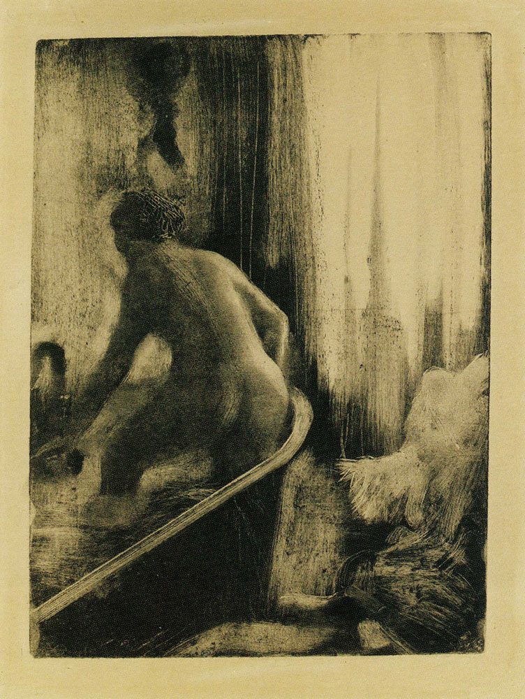 Edgar Degas - Woman Standing in her Bath