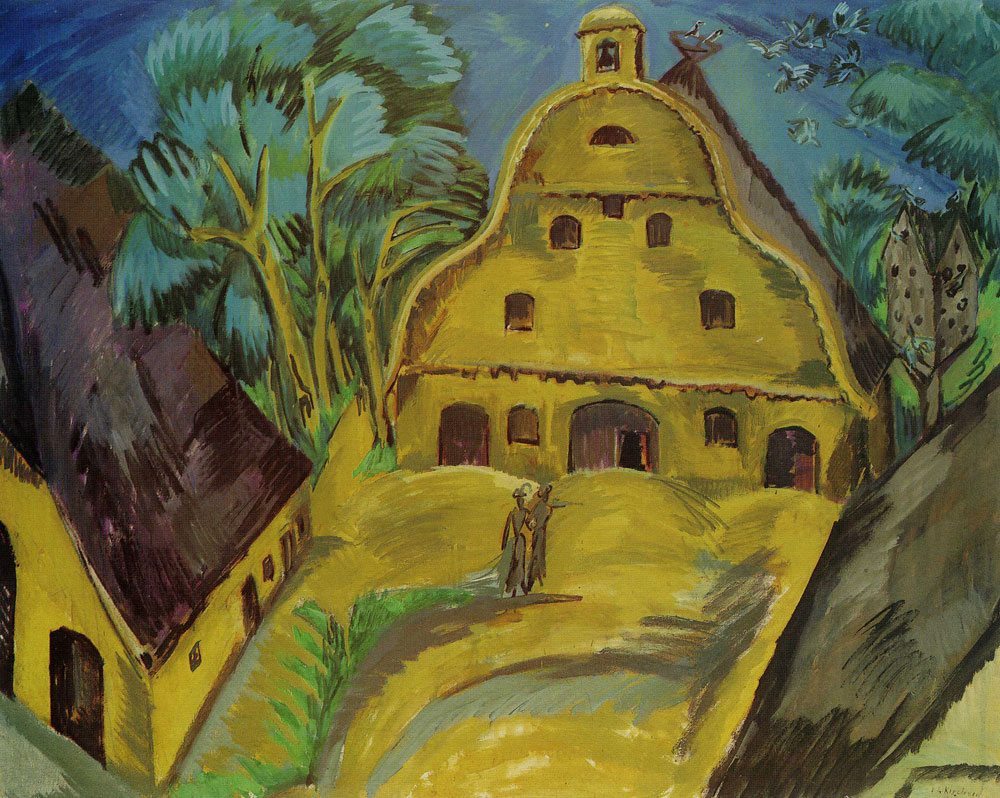 Ernst Ludwig Kirchner - The Manor Staberhof near Fehmarn