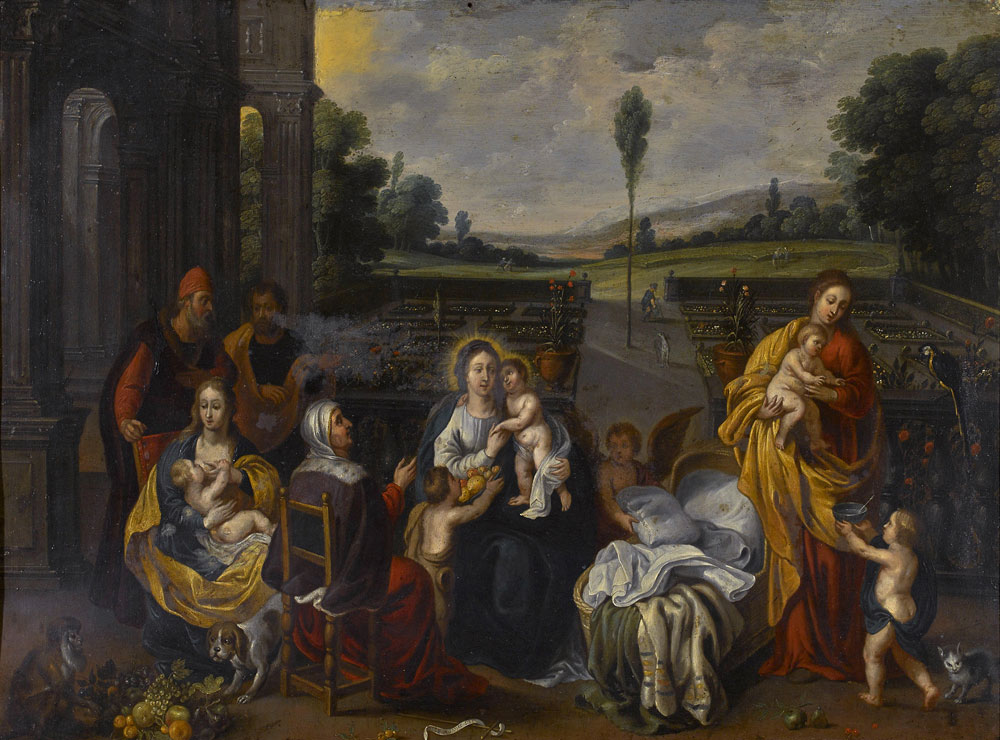 Circle of Hendrick van Balen - The Family of St. Anne (The Holy Kinship)
