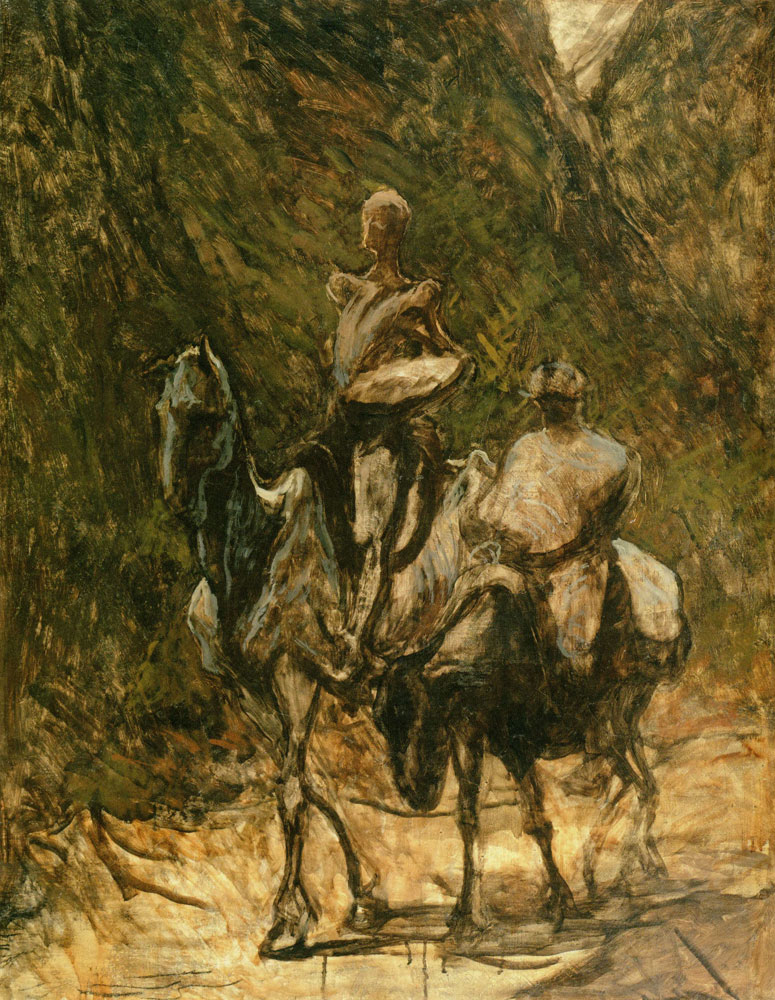 Honoré Daumier - Don Quixote and Sancho Panza