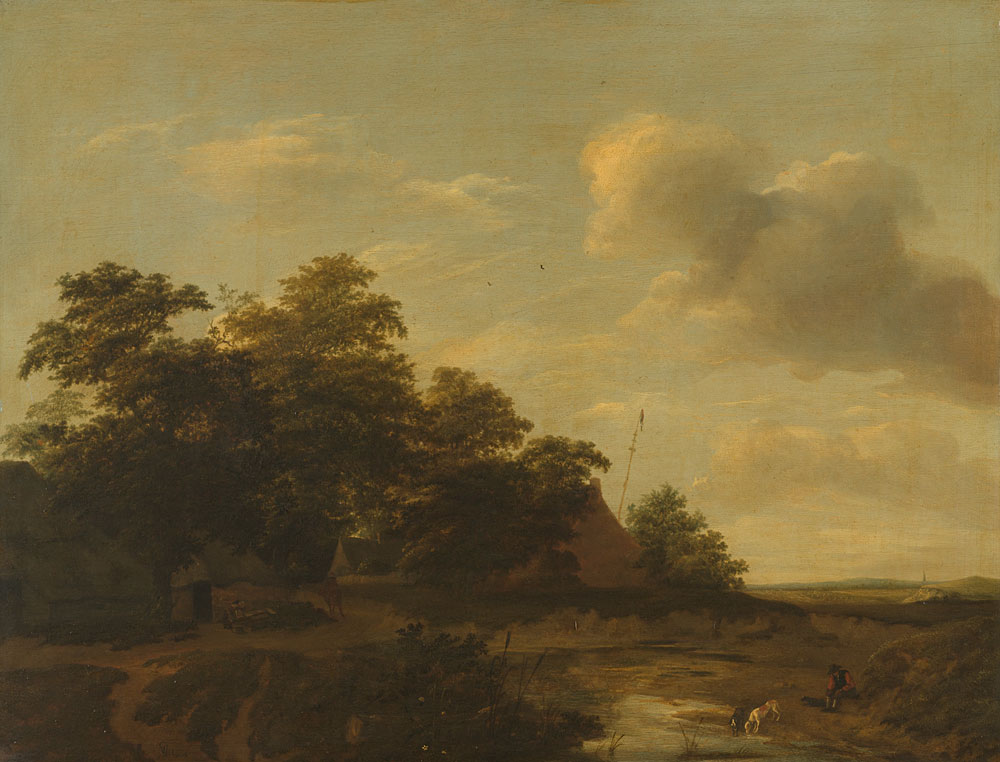 Jan Vermeer van Haarlem - Landscape with a Farm