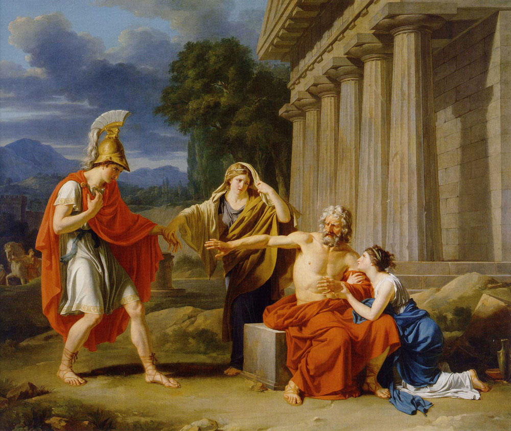Jean-Antoine Giroust - Oedipus at Colonus