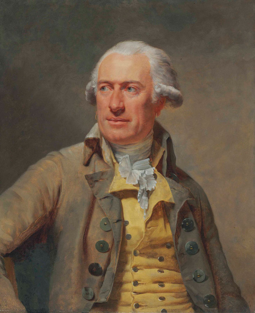 Joseph-Siffred Duplessis - Portrait of the Architect Louis-François Petit Radel (1740-1818)