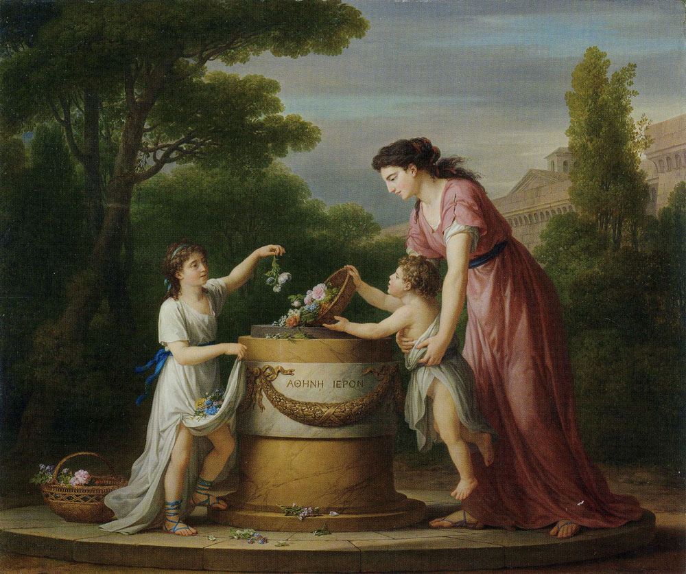 Joseph-Marie Vien - Sacrifice to Minerva