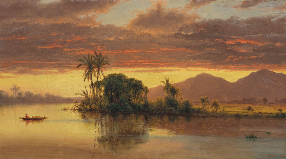 Louis Rémy Mignot - Tropical Landscape  