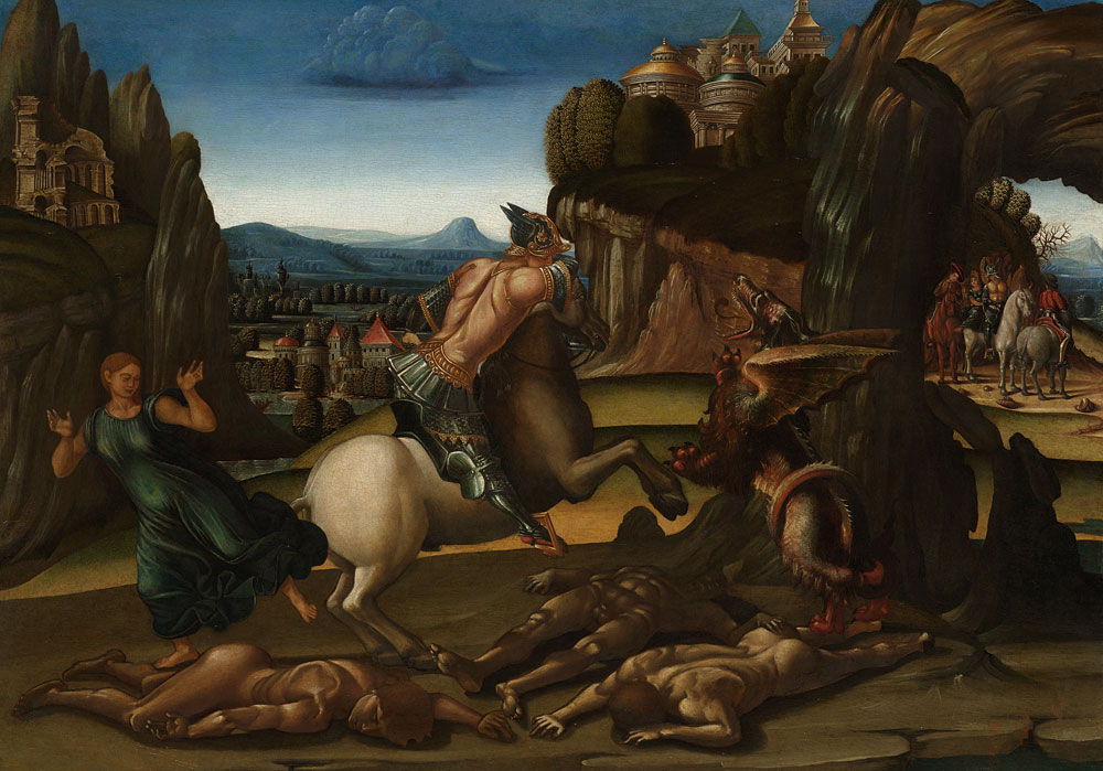 Workshop of Luca Signorelli - Saint George and the Dragon