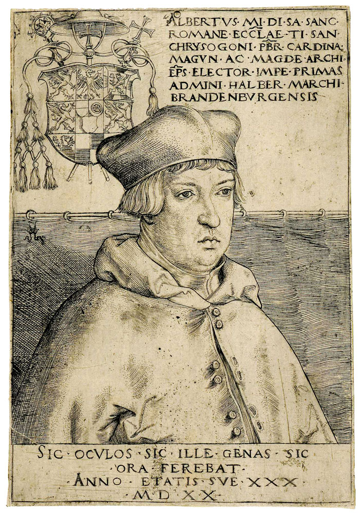 Lucas Cranach the Elder - Portrait of Albert of Brandenburg