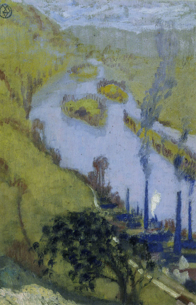 Maurice Denis - View from the Seine, Upstream of Rouen