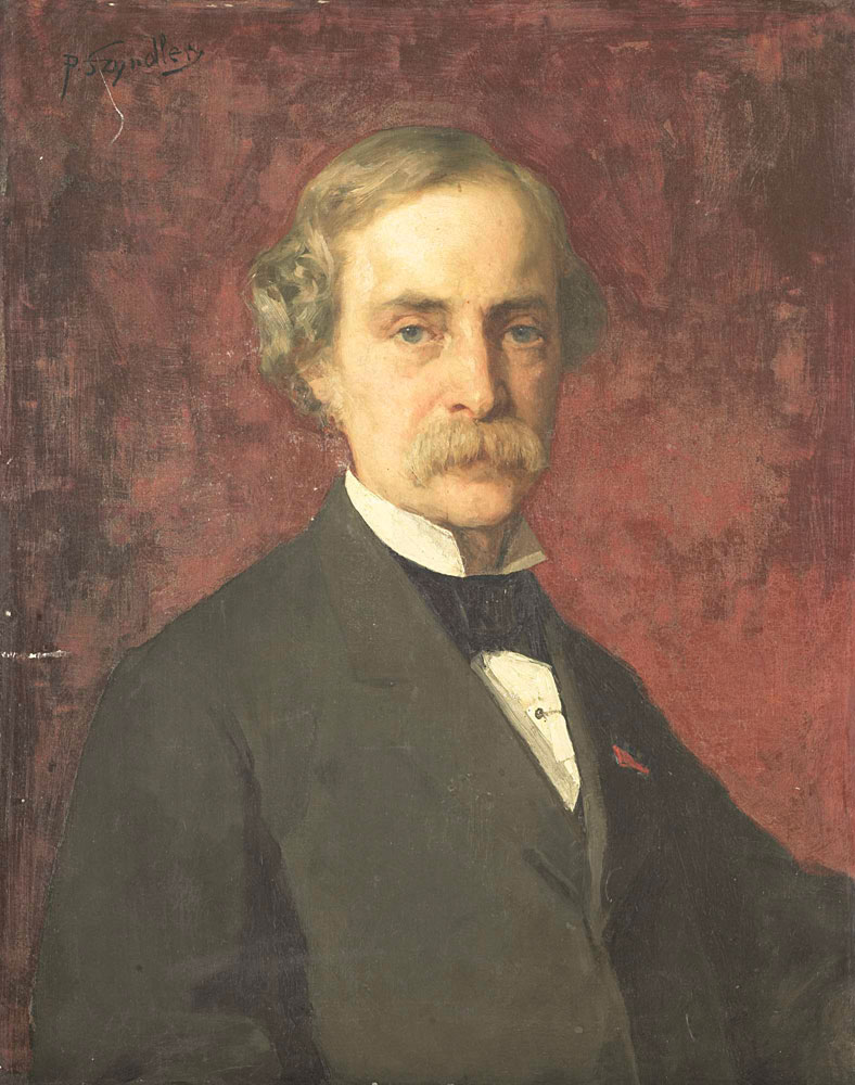 Pantaleon Szyndler - Portrait of Johann Wilhelm Kaiser (1813-1900)