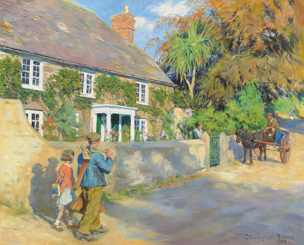 Stanhope Alexander Forbes - An old Cornish manor
