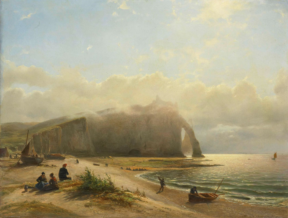 Willem Anthonie van Deventer - Seascape near the Coast