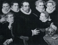 Adriaen Thomasz. Key Family Portrait of a Man and His Children