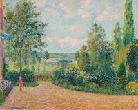 Camille Pissarro Le Jardin d'Octave Mirbeau, la terrasse, Les Damps