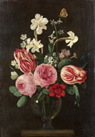 Jan Phillips van Thielen Roses, narcissi, tulips and other flowers