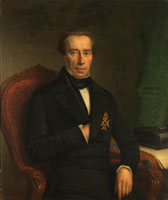Johan Heinrich Neuman Portrait of Johan Rudolf Thorbecke, Minister of State and Minister of the Interior