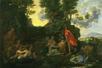 Nicolas Poussin Birth of Bacchus