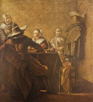 Pieter Codde A Game of Backgammon