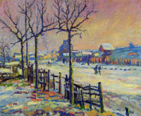 Robert Antoine Pinchon The Lane, Snow